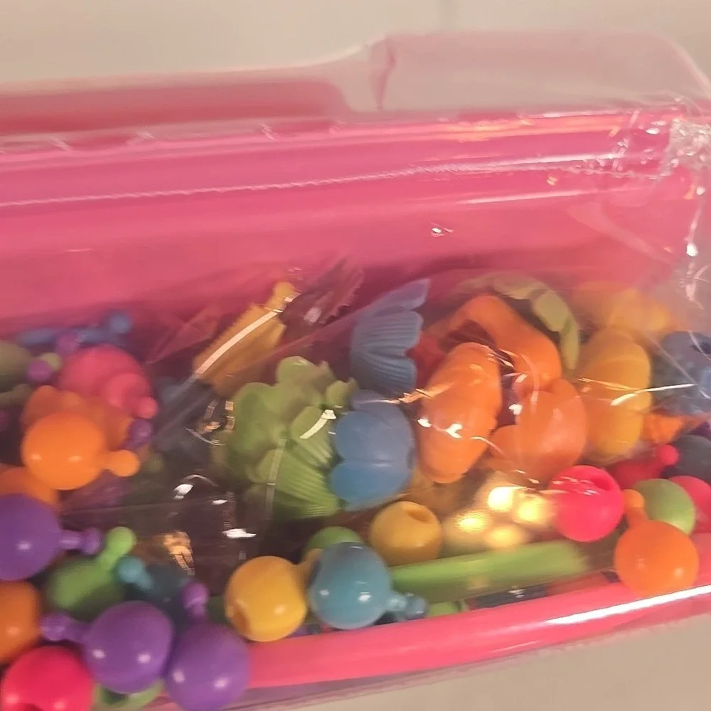 Gili Pop Beads 500pcs Arts and Crafts Toys Gifts for Kids 4yr-8yr Jewelry Making